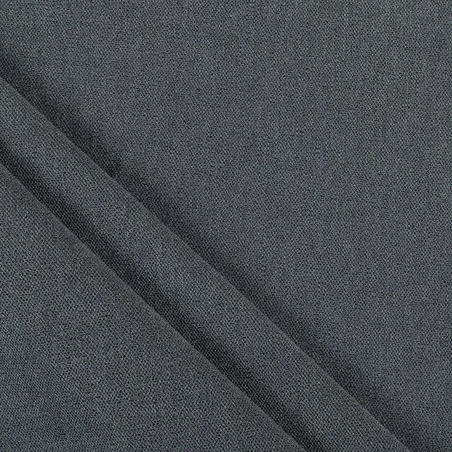 Graphite Charcoal Grey Woven Textured Water Repellent Sofa and Chair Fabric