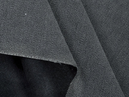 Graphite Charcoal Grey Woven Textured Water Repellent Sofa and Chair Fabric