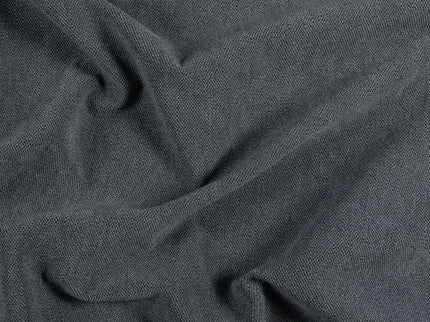 Graphite Charcoal Grey Woven Textured Water Repellent Sofa and Chair Fabric