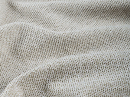 Ivory Woven Textured Water Repellent Sofa and Chair Fabric