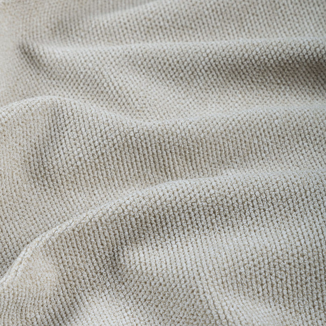 Ivory Woven Textured Water Repellent Sofa and Chair Fabric