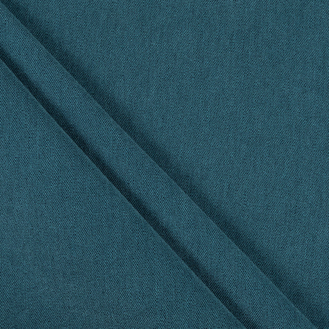 Dark Turquoise Woven Textured Water Repellent Sofa and Chair Fabric