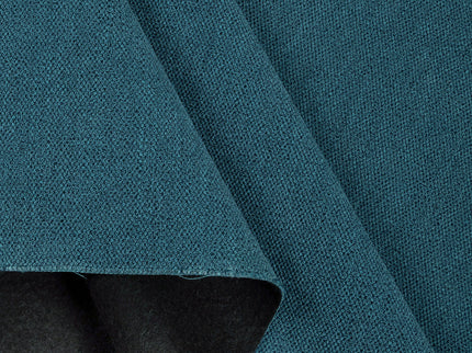 Dark Turquoise Woven Textured Water Repellent Sofa and Chair Fabric