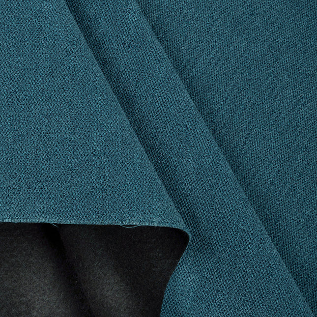 Dark Turquoise Woven Textured Water Repellent Sofa and Chair Fabric