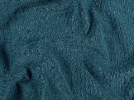 Dark Turquoise Woven Textured Water Repellent Sofa and Chair Fabric