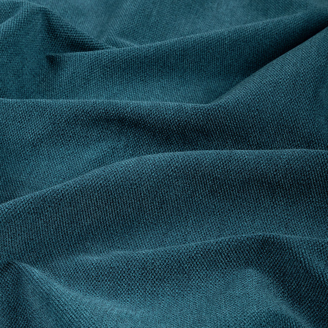 Dark Turquoise Woven Textured Water Repellent Sofa and Chair Fabric