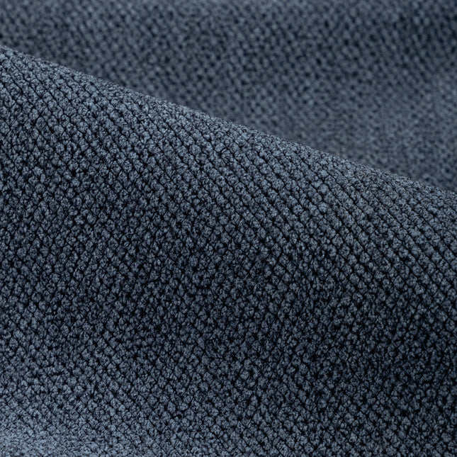 Slate Blue Woven Textured Water Repellent Sofa and Chair Fabric