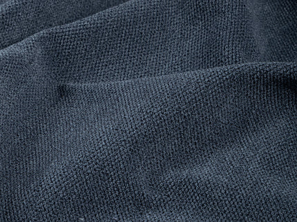 Slate Blue Woven Textured Water Repellent Sofa and Chair Fabric