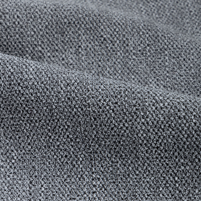 Medium Ash Grey Woven Textured Water Repellent Sofa and Chair Fabric