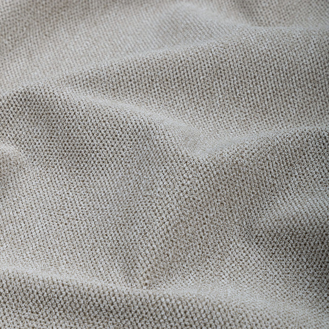 Light Stone Grey Woven Textured Water Repellent Sofa and Chair Fabric