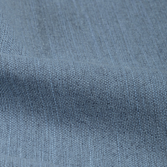 Greyish Blue Colour Textured Water Repellent Woven Sofa and Chair Fabric