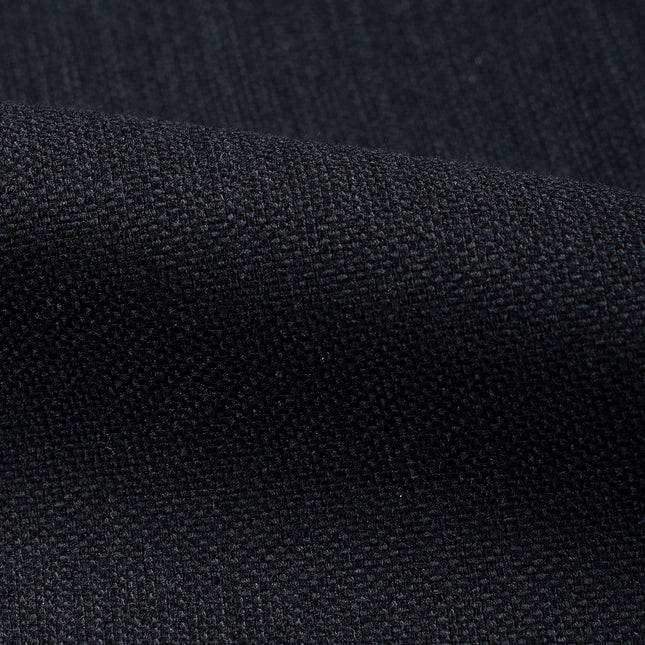 Black Colour Textured Water Repellent Woven Sofa and Chair Fabric