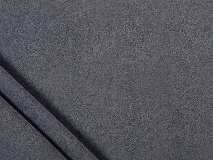 Dark Grey Plain Suede Sofa and Chair Fabric
