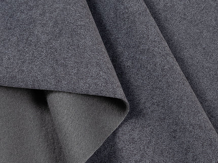 Dark Grey Plain Suede Sofa and Chair Fabric