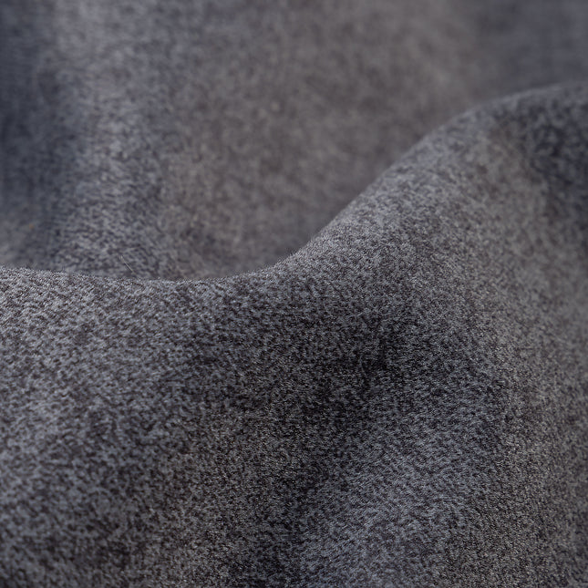Dark Grey Plain Suede Sofa and Chair Fabric