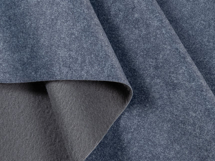 Dusty Denim Plain Suede Sofa and Chair Fabric