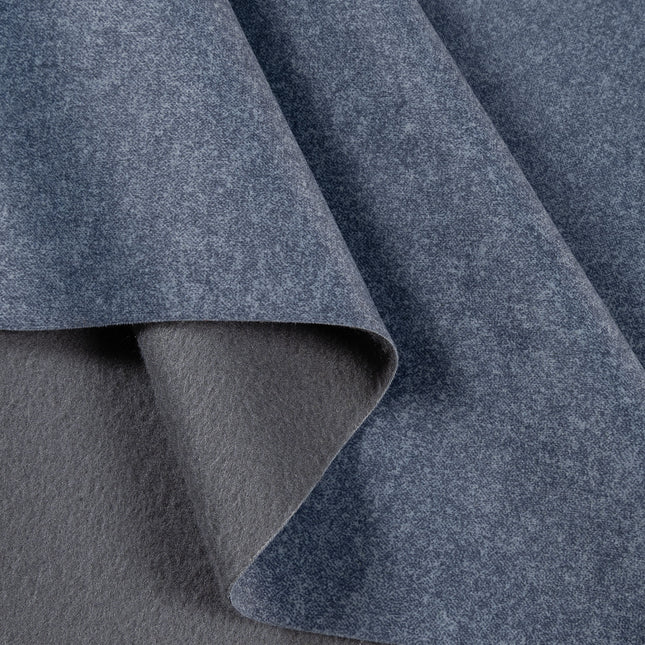 Dusty Denim Plain Suede Sofa and Chair Fabric