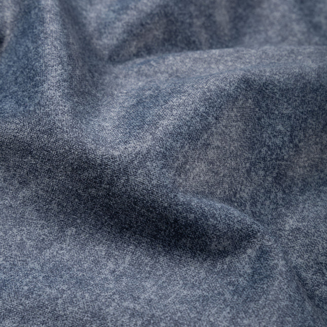 Dusty Denim Plain Suede Sofa and Chair Fabric