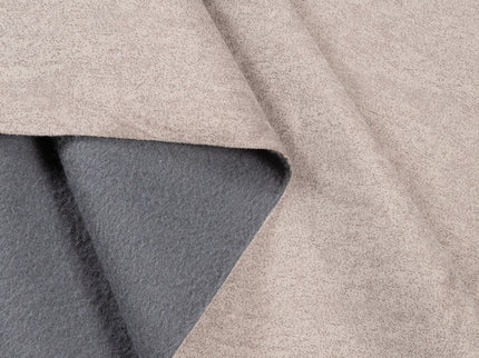 Greige Textured Water Repellent Suede Sofa and Chair Fabric
