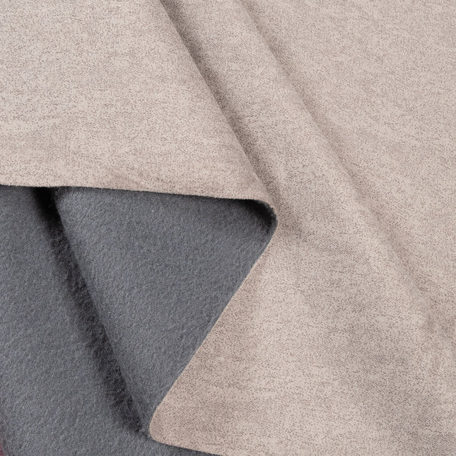 Greige Textured Water Repellent Suede Sofa and Chair Fabric