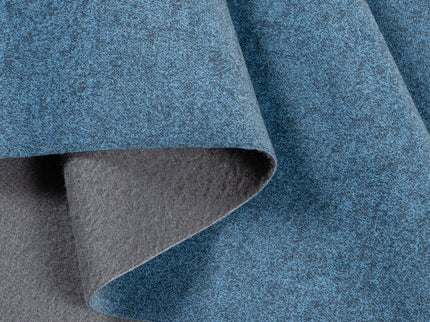 Deep denim Plain Suede Sofa and Chair Fabric