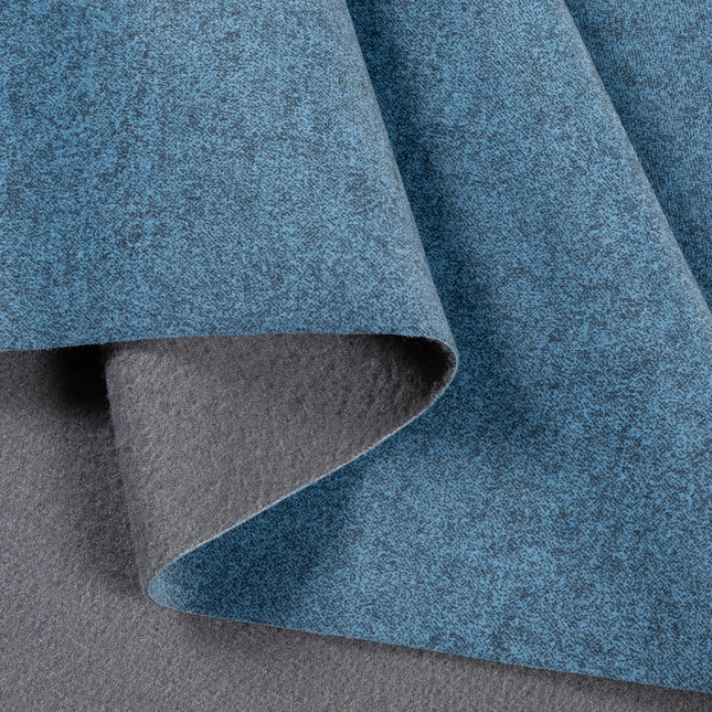 Deep denim Plain Suede Sofa and Chair Fabric