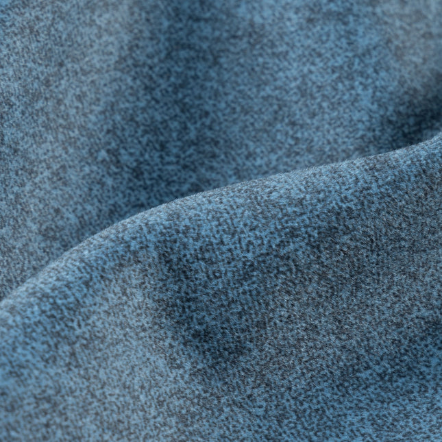 Deep denim Plain Suede Sofa and Chair Fabric