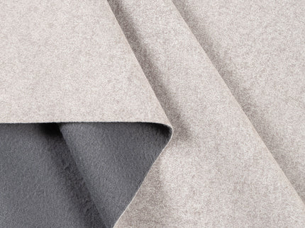 Stone Grey Plain Suede Sofa and Chair Fabric