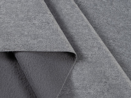 Medium Grey Textured Water Repellent Suede Sofa and Chair Fabric