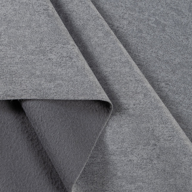 Medium Grey Textured Water Repellent Suede Sofa and Chair Fabric