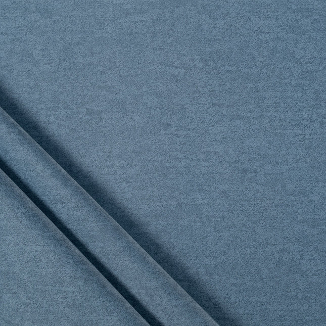 Denim Blue Textured Water Repellent Suede Sofa and Chair Fabric