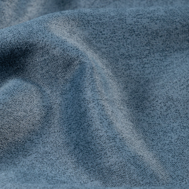 Denim Blue Textured Water Repellent Suede Sofa and Chair Fabric
