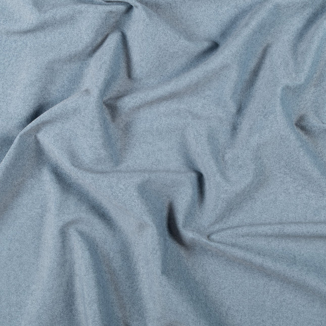 Smokey Blue Plain Suede Sofa and Chair Fabric