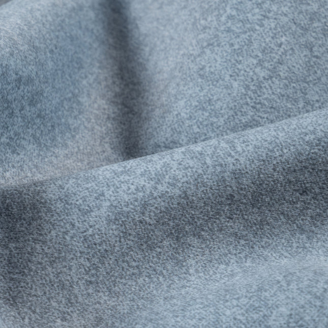 Smokey Blue Plain Suede Sofa and Chair Fabric
