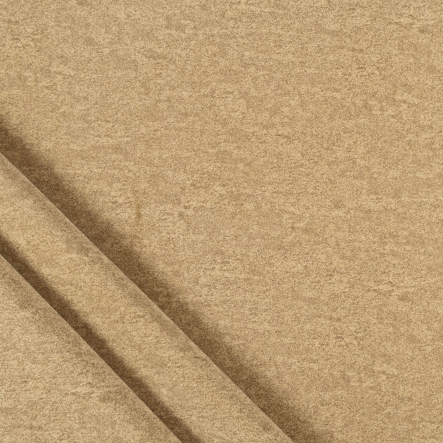 Golden sand Textured Water Repellent Suede Sofa and Chair Fabric