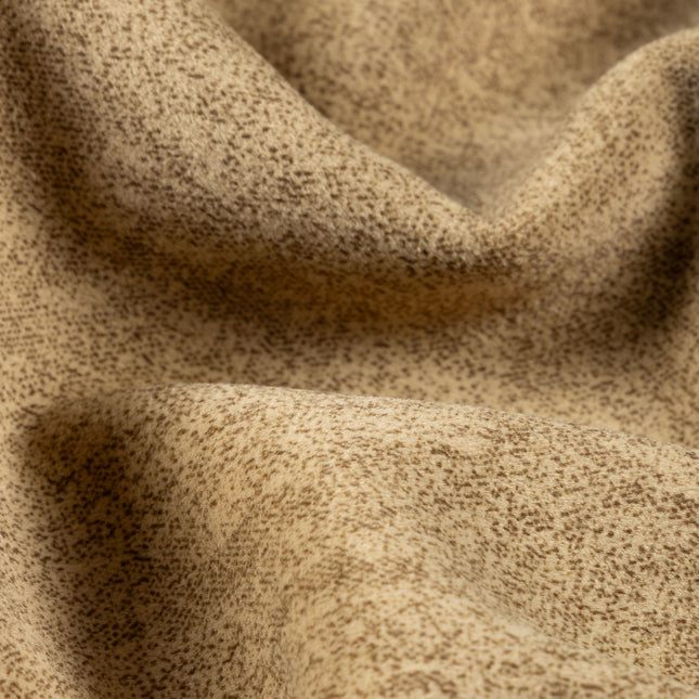 Golden sand Textured Water Repellent Suede Sofa and Chair Fabric
