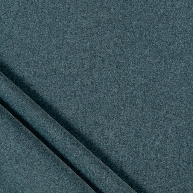 Deep teal Plain Suede Sofa and Chair Fabric