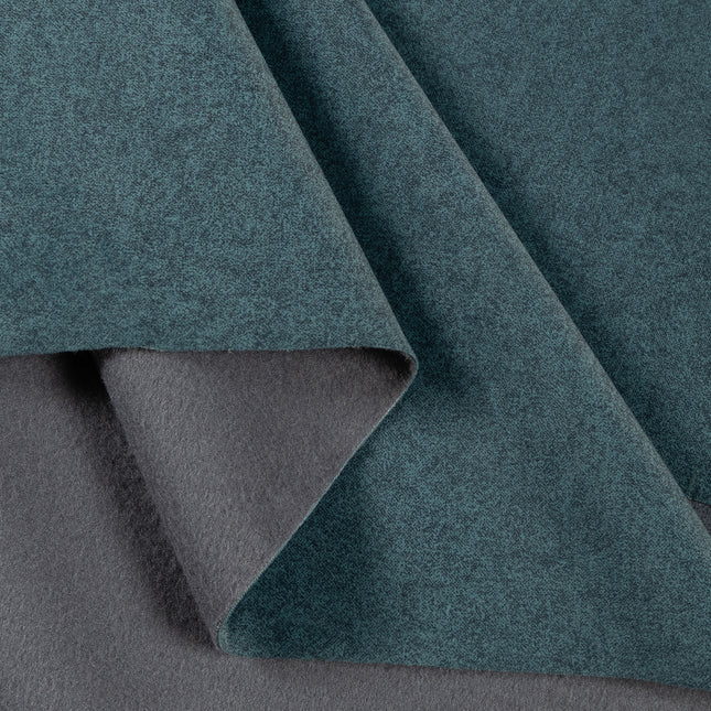 Deep teal Plain Suede Sofa and Chair Fabric