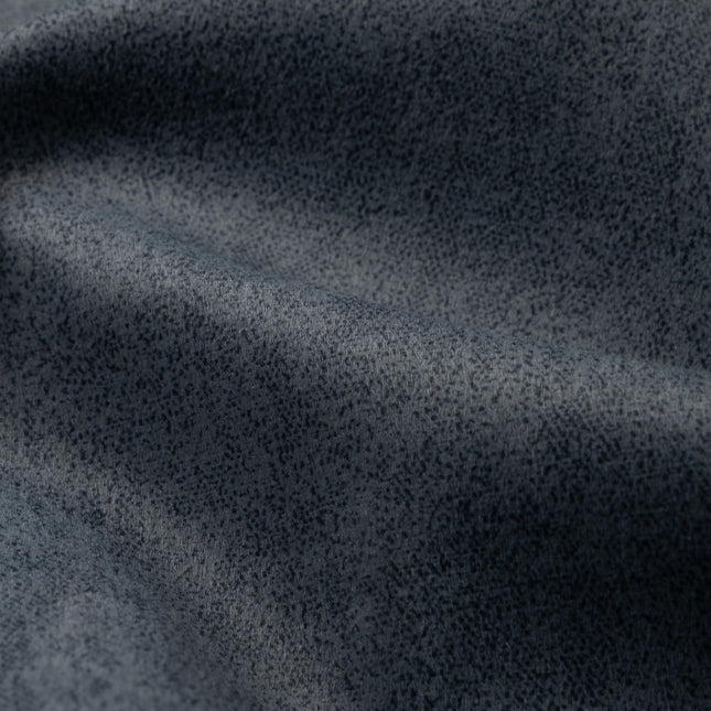Dark Bluish Grey Textured Water Repellent Suede Sofa and Chair Fabric