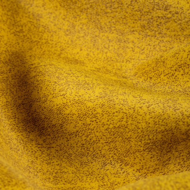Golden Ochre Textured Water Repellent Suede Sofa and Chair Fabric