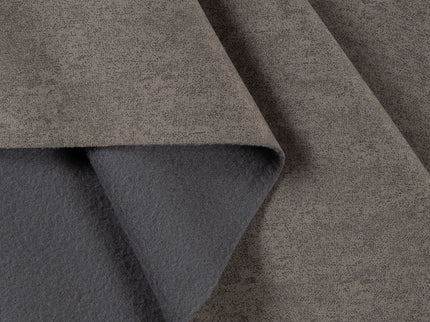 Charcoal Greige Textured Water Repellent Suede Sofa and Chair Fabric