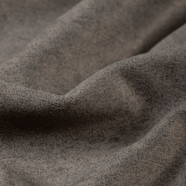 Charcoal Greige Textured Water Repellent Suede Sofa and Chair Fabric