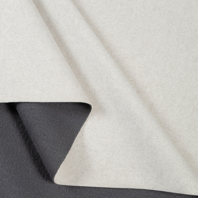 Ivory Plain Suede Sofa and Chair Fabric