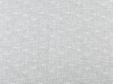 Light Grey Colour Linen Look Textured Curtain Fabric