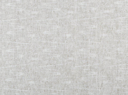 Pebble Grey Colour Linen Look Textured Curtain Fabric