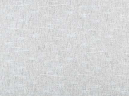 Light Pearl Grey Colour Linen Look Textured Curtain Fabric