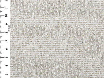 Pebble Grey  Colour Basket Weave Textured Curtain Fabric