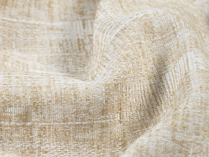 Natural Sand Colour Linen Look Textured Curtain Fabric