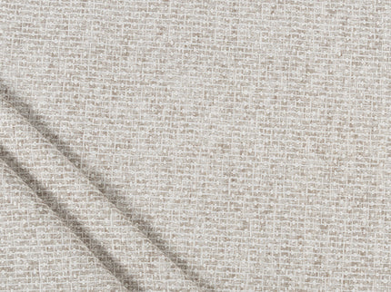 Stone Grey  Colour Basket  Weave Textured Curtain Fabric