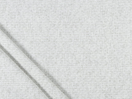 Pearl Grey Colour Basket  Weave Textured Curtain Fabric